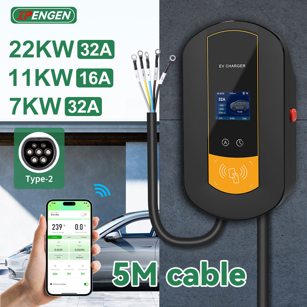 Wallbox Ev - Stazione di ricarica IPENGEN Type2 EV