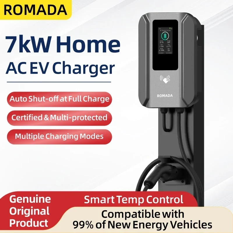 ROMADA AC 7KW Stazione di rica - Ev Charging Cable recensione e prezzo